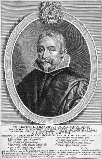 Engraved Portrait by Pieter de Jode